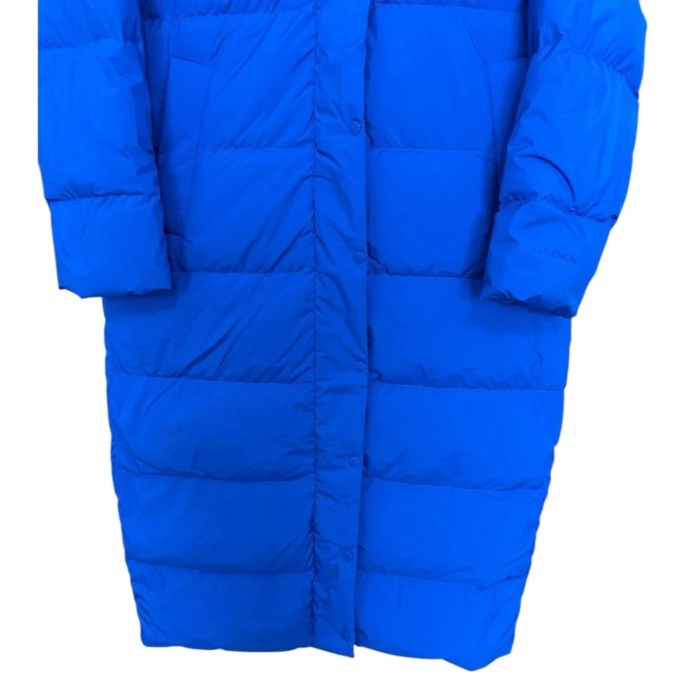 Lululemon Wunder Puff Long Jacket Psychic Blue‎ Women's Size 8